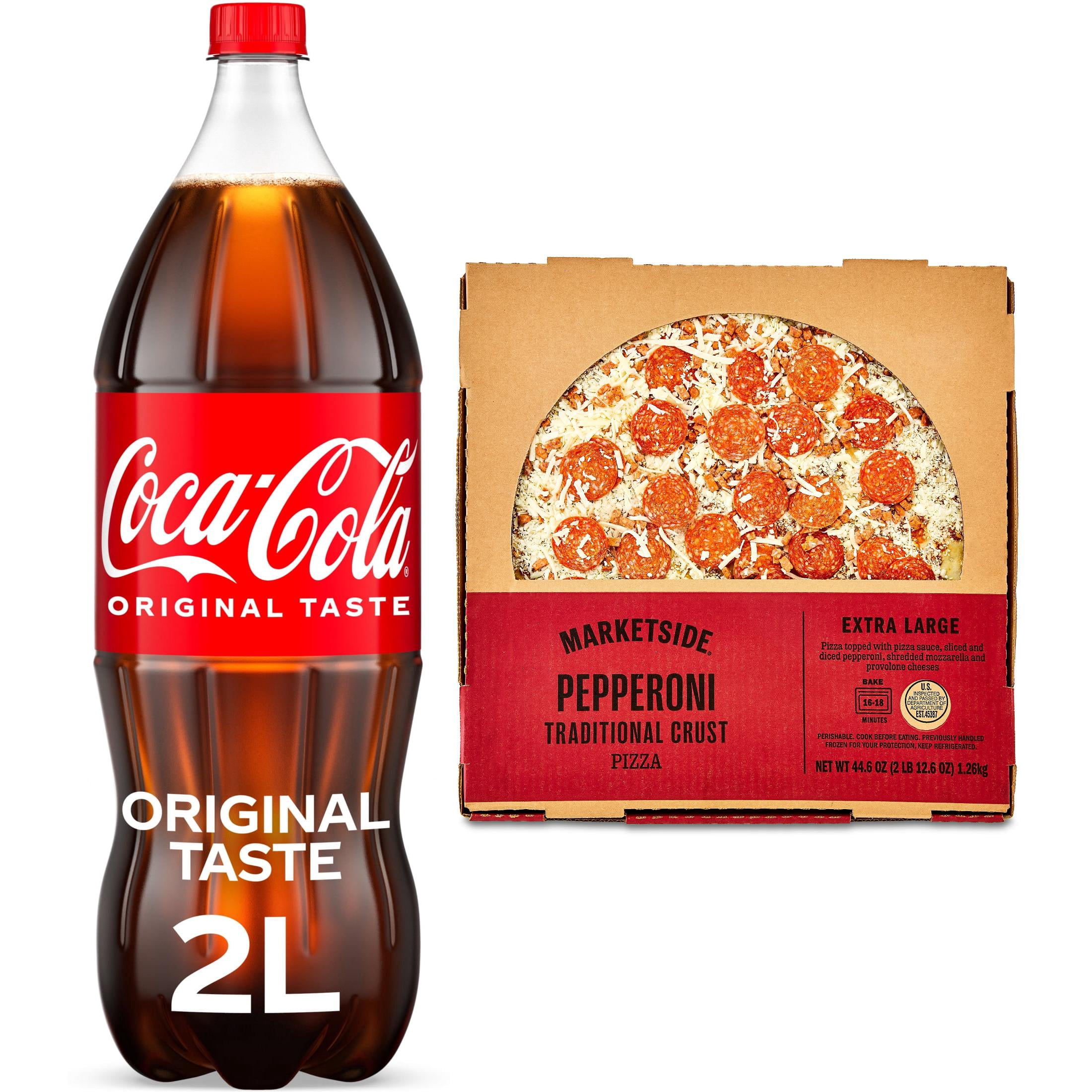 Coca-Cola and Fresh Pepperoni Pizza Meal Bundle
