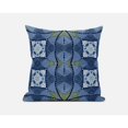thumbnail image 2 of Amrita Sen CAPL494FSDS-ZP-20x20 Cosmic Circle Sprays Suede Zippered Pillow with Insert Muted Blue Yellow, 2 of 4
