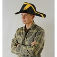 thumbnail image 4 of Nicky Bigs Novelties Cosplay Admiral Bicorn Hat French Naval Officer Napoleon Costume Accessory Prop, 4 of 5