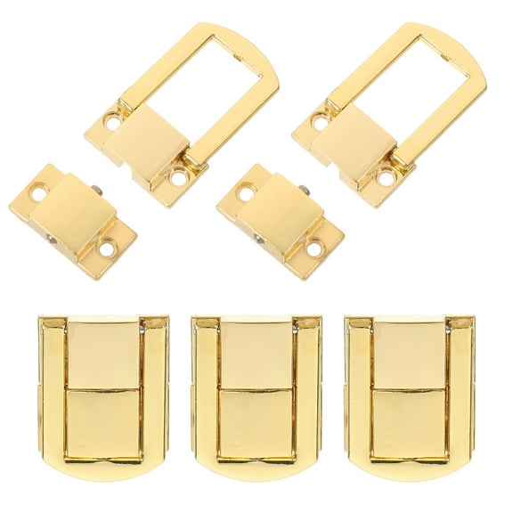 KAKOWELY Retro Style Latch Hardware for Craft Making 5Pcs