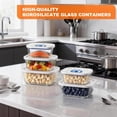 thumbnail image 3 of Vacuum Seal Borosilicate Glass Containers for Food Storage, 3 Sizes (S M L) Compatible with Desktop and Handheld Vacuum Sealer Machines, Airtight Lid Set, 3 of 4