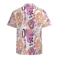 thumbnail image 3 of High Quality Hawaiian Shirts for Men Short Sleeve Aloha Beach Shirt Floral Summer Casual Button Down Shirts Blouses AOMX22, 3 of 7