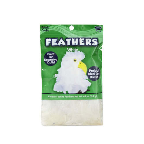 Kids Craft White Feathers
