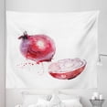 thumbnail image 1 of Vegetable Art Tapestry, Watercolor Onion with Brushstroke Effects Organic Natural Art, Fabric Wall Hanging Decor for Bedroom Living Room Dorm, 5 Sizes, Dried Rose Red, by Ambesonne, 1 of 1