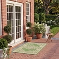 thumbnail image 3 of Safavieh Courtyard Cynthia Oriental Indoor/Outdoor Area Rug, Olive/Natural, 2' x 3'7", 3 of 10