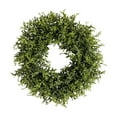 thumbnail image 2 of DAMAI 18” Wreaths for Front Door,UV Resistant Artificial Spring and Summer Eucalyptus Wreath,Green Door Wreath for Porch Living Room Bedroom Window Wall Indoor Outdoor Farmhouse Home Decoration, 2 of 6