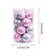 thumbnail image 3 of Fiudx Bola Navideña, Adorno de Árbol de Perla Brillante, Bola Decorativa de Pvc Duradera, Decoración Festiva, Uso En Casa o En La Oficina, Segura para Niños, Elegante Tema de Fiesta, Juego de 16 Piez, 3 of 6