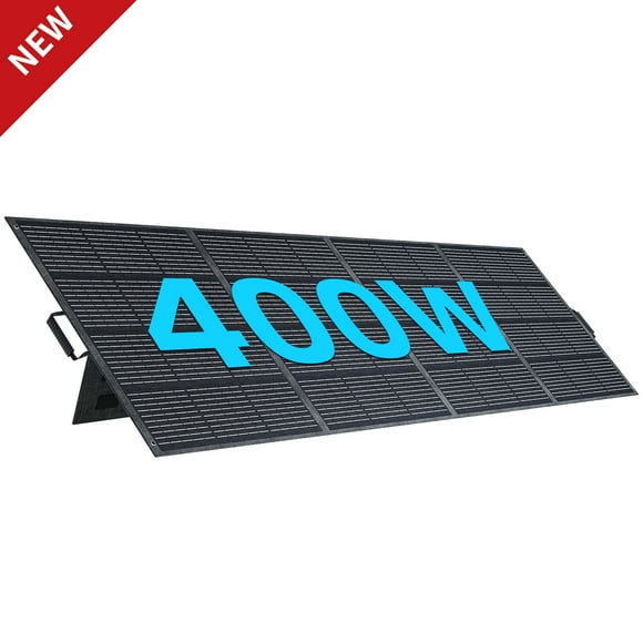 ABOK 400W Portable Solar Panel, Foldable High‑Efficiency Solar Charger for Solar Generators, Power Stations, RV & Camping(PV400)