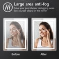thumbnail image 6 of BALUXCA 20"X28" LED Bathroom Mirror with Radar body sensing，Front&Back Lights, Anti-Fog, Dimmable, 3-Color Memory Function，HD Tempered Glass UL-Listed Driver, 6 of 9