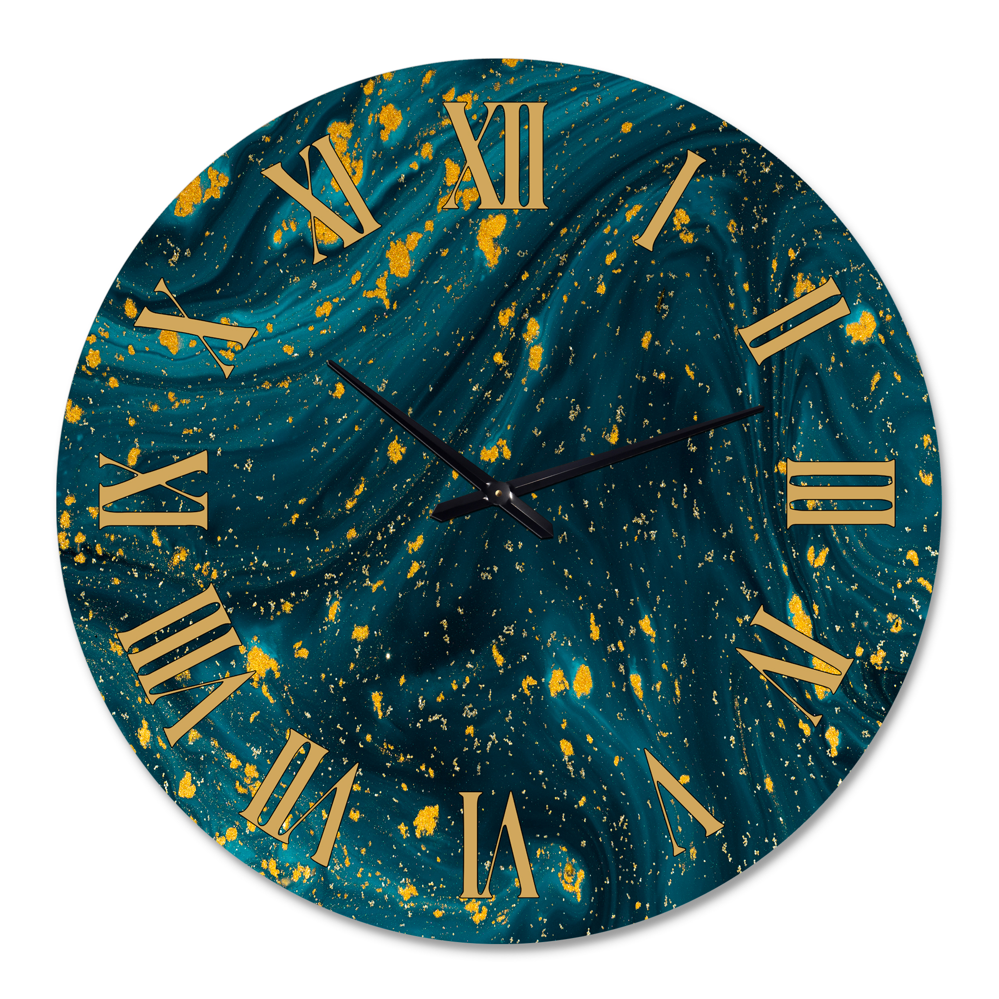 Designart 1 in Modern,Contemporary Wall Clock
