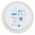 thumbnail image 2 of Dixie Large Paper Plates, 10 Inch, 86 Count, 2X Stronger*, Microwave-Safe, Soak-Proof, Cut Resistant, Disposable Plates For Everyday Breakfast, Lunch, & Dinner Meals, 2 of 5