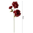 thumbnail image 3 of LCXmlly Clothes Storage Bag Simulation Peony 3 Heads Realistic Faux Silk Flower Photo Props, 3 of 6