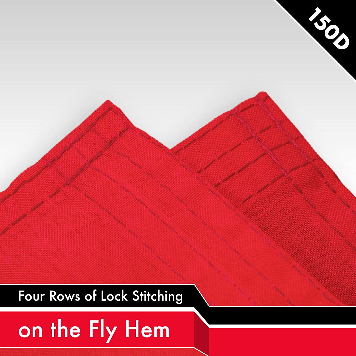 G128 Combo Flag Pack: USA American Flag 3x5 ft 150D Printed Stars & Albania Flag 3x5 ft 150D Printed