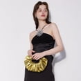 thumbnail image 2 of Bolso de mano JENSVOIR Gold Evening Clutch de piel sintética para mujer, 2 of 7