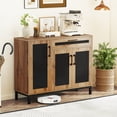 thumbnail image 4 of Gymax 48'' Sideboard Buffet Cabinet w/Drawer & Removable Shelves for Kitchen Entryway, 4 of 10