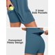 thumbnail image 3 of Vestido de tenis Desol azul sin mangas con bolsillos para pantalones cortos integrados, 3 of 5