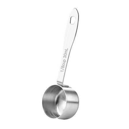 

30ML Stainless Steel Coffee Scoop Tablespoon Smooth Sturdy Measuring Teaspoon