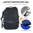 thumbnail image 3 of Smicure Travel carry on Backpack Laptop Business 19 Inch Business Anti Theft Slim Sturdy College School Computer Bag.Gray, 3 of 7