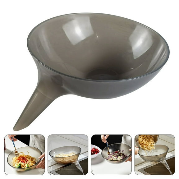 LOLIPPYY Meat Strainer Rice Sieve Plastic Colander PP Material 1Pcs
