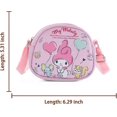 thumbnail image 2 of My Melody Kuromi Crossbody Purse, Cute Kitty Cat Crossbody Shoulder Bag, Cute Cinnamoroll Crossbody Bag for Women Girls, 2 of 4
