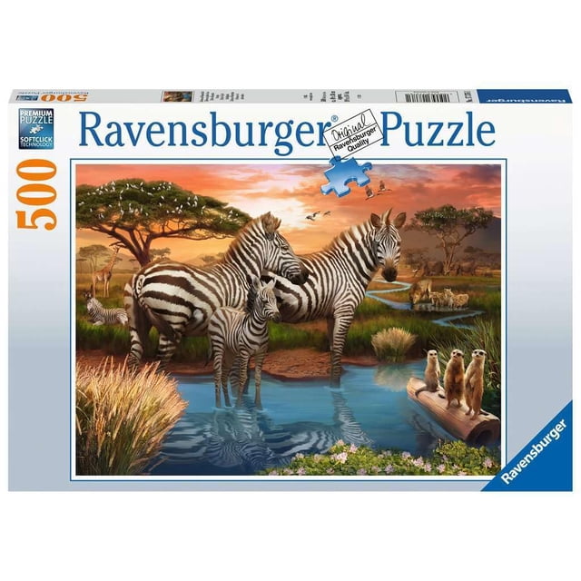 Puzzle Ravensburger Zebra de 500 piezas con tecnología Softclick