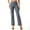 Dark Gray, variant on Sakmal Business Casual Womens Pants Straight Leg Khakis High Waisted Trousers Green Solid Pants
