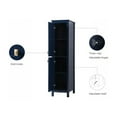 thumbnail image 4 of Elegant Kitchen and Bath 16 Inch Wide Bathroom Linen Storage Freestanding Cabinet In Blue, 4 of 14