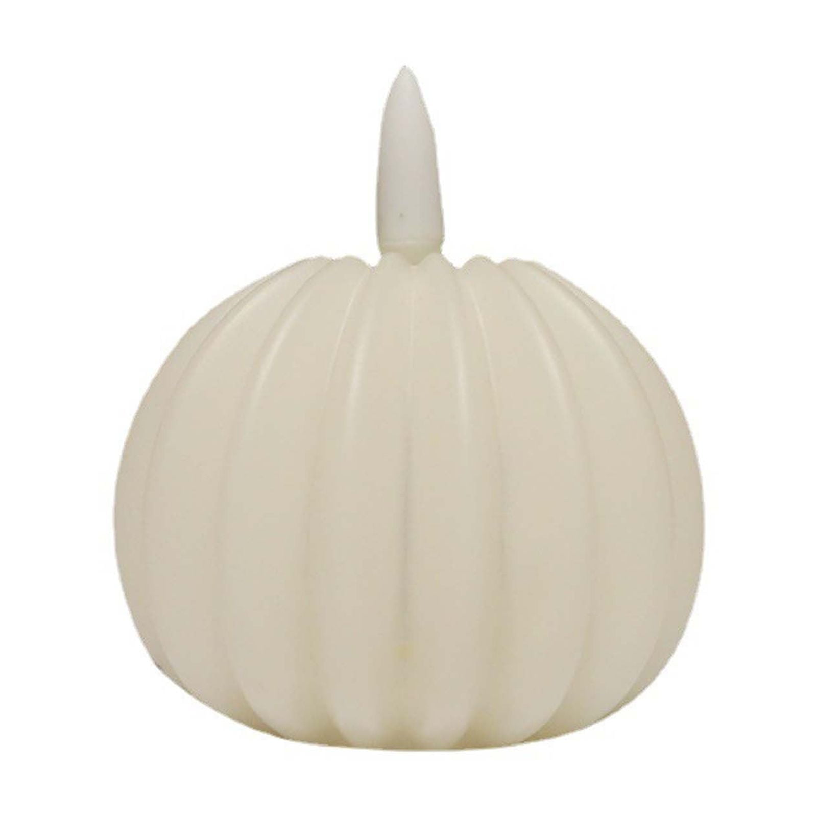 Aodebiao 1pc Battery Operated Flameless Pumpkin Candle LED Flickering Light Fall Decor Halloween Thanksgiving Tabletop Centerpiece Home Party Decoration