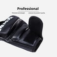 thumbnail image 6 of Half Finger PU Leather Boxing Gloves, MMA Punch Mitts with Wrist Wrap for Training, 6 of 10