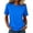 29# Blue, variant on T Shirts for Women Short Sleeve Crewneck Cotton Tops Summer Casual Breathable Basic Tee Tshirt Blue M