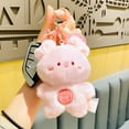 thumbnail image 2 of Llavero Kawaii de peluche con Oso de conejo, llaveros de peluche con campana, conejo, Rilakkuma, 2 of 5