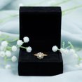 thumbnail image 5 of Rosec Jewels Lab Created Diamond Promise Ring - Flower Engagement Ring - EF-VS Quality, 18K Yellow Gold, US 11.50, 5 of 8
