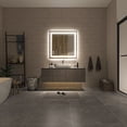 thumbnail image 3 of TOOLKISS  Anti-fog Frameless Dimmable Mirror with Backlit and Front Lighting 36 in. W x 36 in. H, 3 of 5