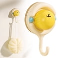thumbnail image 2 of Suction Cup Hook,Decoration Hanger,Vacuum Suction Hook for Kitchen,Removable Wall Hooks for Window Glass Door,No Drilling Wall Hooks with Strong Hold,Shower Hooks for Inside Shower,Yellow,1PC,3.6", 2 of 4