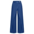 thumbnail image 7 of ClodeEU Women's High Waisted Wide Leg Jeans with Pockets ,Casual Loose Fit Denim Pants Blue,Women's Plus M, 7 of 7