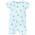 thumbnail image 3 of Hudson Baby Infant Boy Cotton Rompers 3pk, Little Sailer, 0-3 Months, 3 of 4