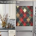 thumbnail image 3 of Yayeee Magnetic Dishwasher Cover for The Front Decoration Home Kitchen Machine Sticker Protector, Dark Tartan Pattern, 3 of 6
