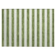 thumbnail image 2 of Addison Rugs Chantille Indoor/Outdoor Transitional Stripes Olive Washable Rectangle Rug, 1'8" x 2'6", 2 of 6
