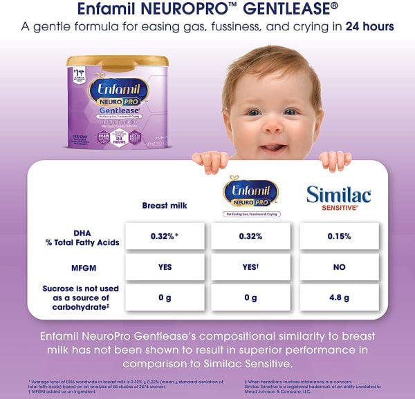 enfamil neuropro gentlease single serve packets