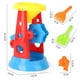 thumbnail image 3 of Juego de 5 juguetes de playa de plástico, cubo de arena, pala, reloj de arena para que los niños jueguen al aire libre en la playa., 3 of 6