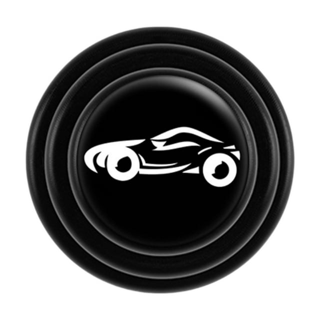 8 amortiguadores para puertas de coche, resistentes al desgaste y con reducción de sonido. Negro
