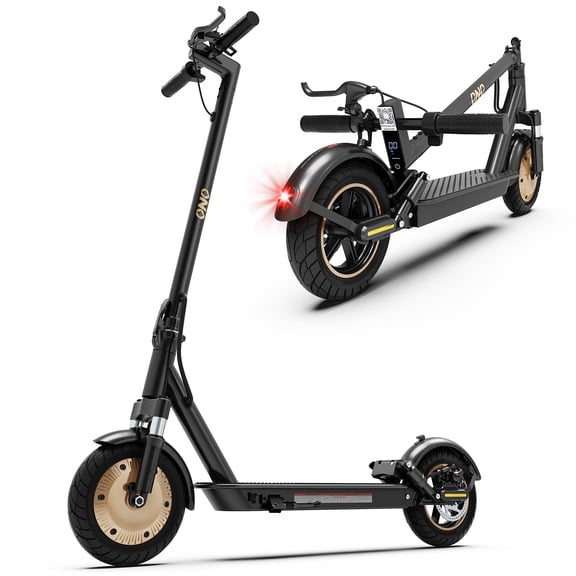 HILLVIGO Electric Scooter, 10'' Soild Tires, 750W Motor, Dual Suspension, 21 MPH Top Speed, 25-30 Miles Long Range, Dual Braking, Folding, Commuting, E Scooter for Adults Teens
