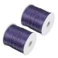 thumbnail image 1 of Unique Bargains 2 Packs Beading Thread Bracelet Weave Bead Craft Cord 1.5mm 158M/Roll (172-Yards) Decorative String, Purple, 1 of 7