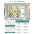 thumbnail image 6 of Yellow Morocco Tie Up Curtains for Windows 45 Inch Length Balloon Curtains Kitchen Adjustable Balloon Window Shade Retro Grey Foil Painting Grunge Tribal Tie Up Valance Bathroom Curtain 52"x45", 6 of 6
