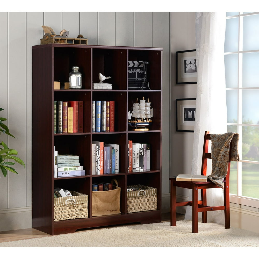 American Furniture Classics Large 12 Cube Storage Organizing Bookcase