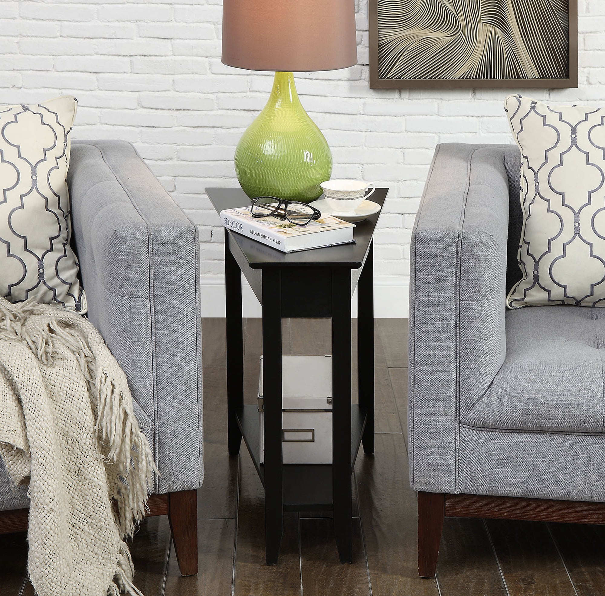 Convenience Concepts American Heritage Wedge End Table