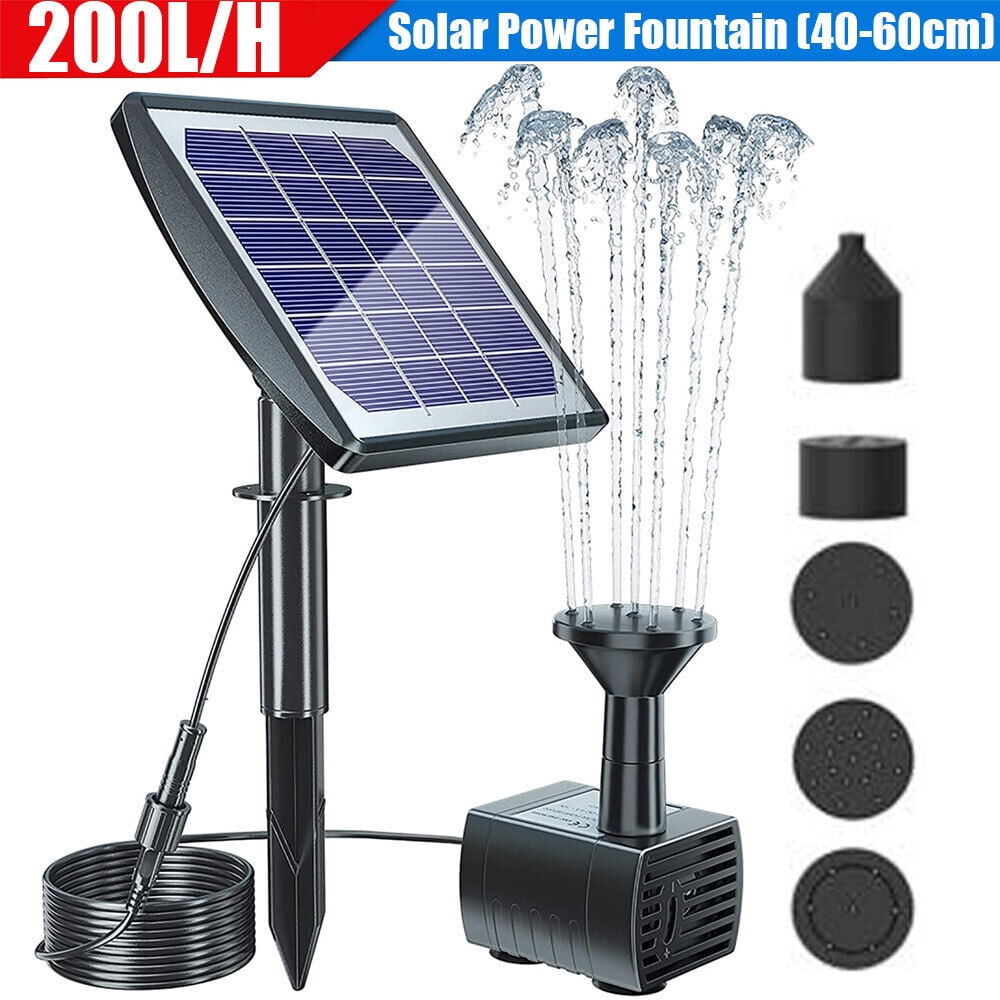 Solar Fountain Water Pump, Bird Bath Fountain Submersible Floating