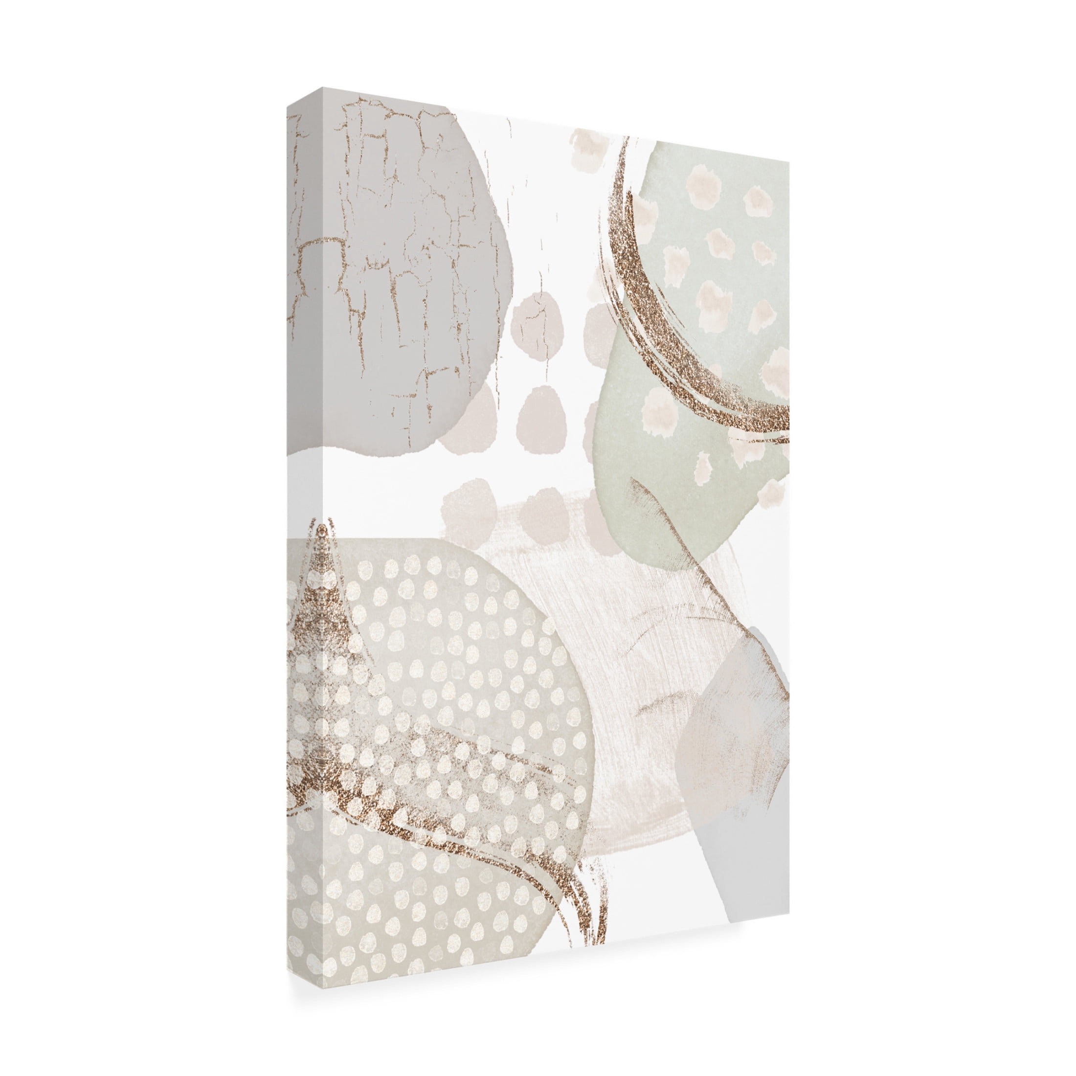 Trademark Fine Art Sally Ann Moss Smooth Neutral 1 Canvas Wall Art