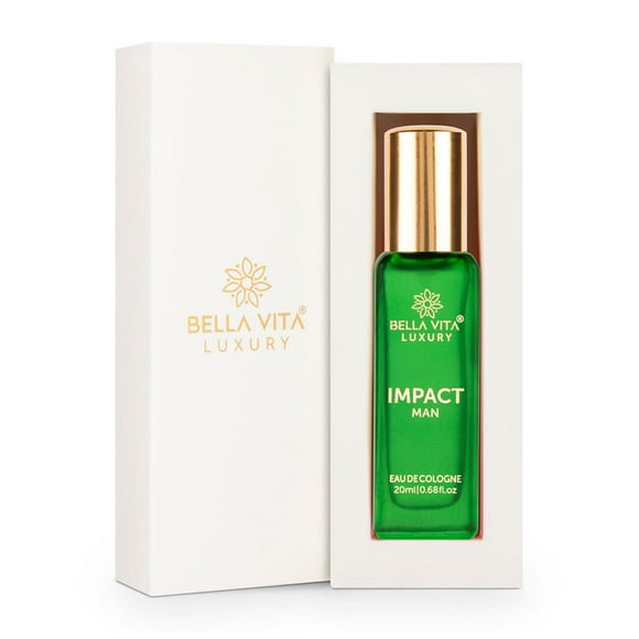 Bella Vita Luxury IMPACT MAN Eau De Cologne Perfume with Mandarin Orange, Patchouli, Cedar | Woody, Citrusy Long Lasting EDC Fragrance Scent for Men 20 Ml