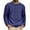 Navy, variant on Men's Sweater Long Sleeve Casual Fall Winter Chunky Knit Crewneck Pullover Warm Sweater 2026 Light Gray M